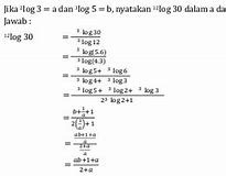 Logaritma Contoh Soal